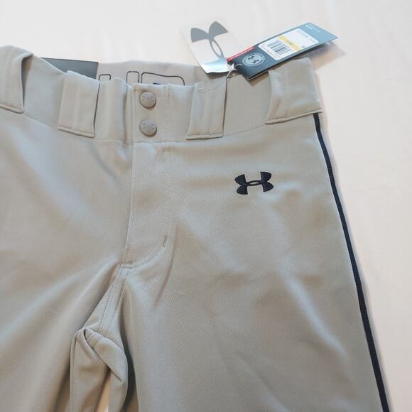 Under Armour Softball Baseball Pants Youth Size Medium YMD HeatGear Grey NWT - Picture 5 of 5